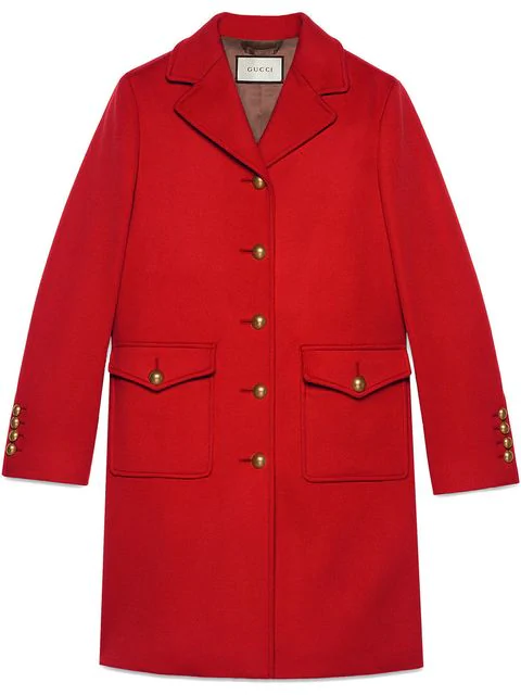 gucci red coat