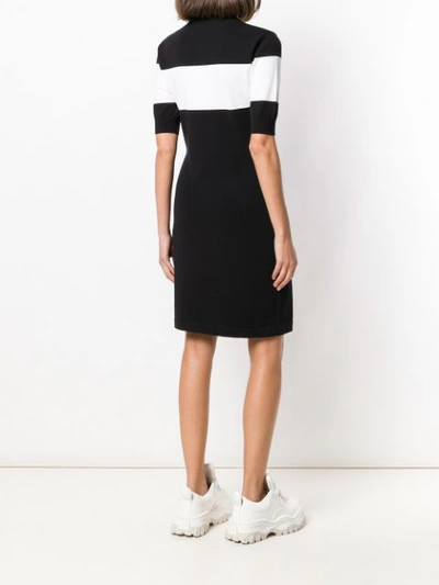 Shop Love Moschino Colour-block Sweater Dress - Black