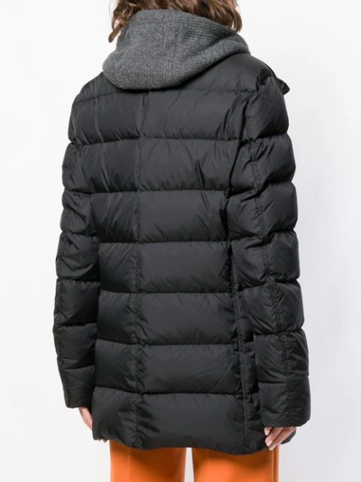 Shop Herno Gesteppte Jacke - Schwarz In Black