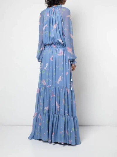 Shop Altuzarra 'currie' Dress In Flax Flower