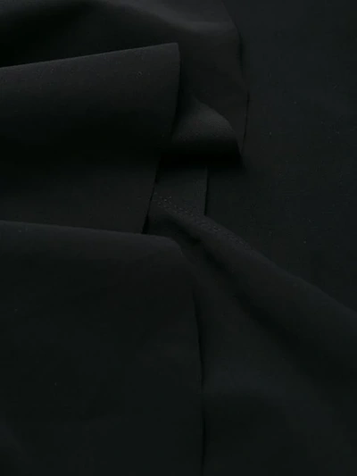 Shop Isabel Marant One Shoulder Ruffle Swimsuit - Black