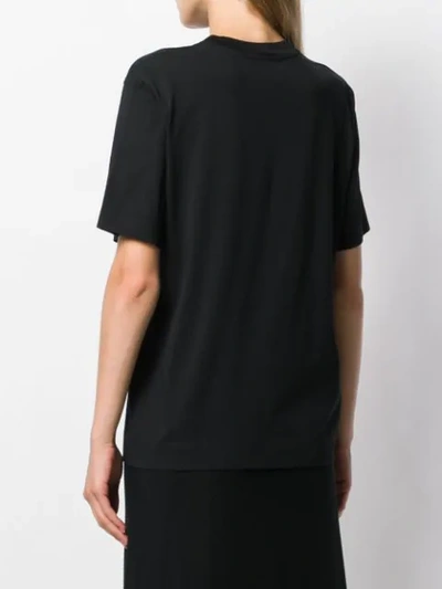 Shop Simone Rocha Printed Crew Neck T-shirt In Black