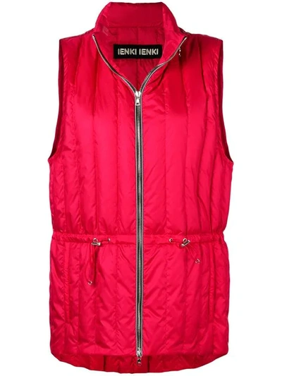 Shop Ienki Ienki Light Puffer Vest In Red