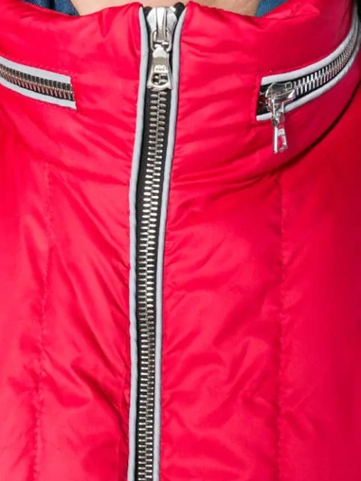 Shop Ienki Ienki Light Puffer Vest In Red