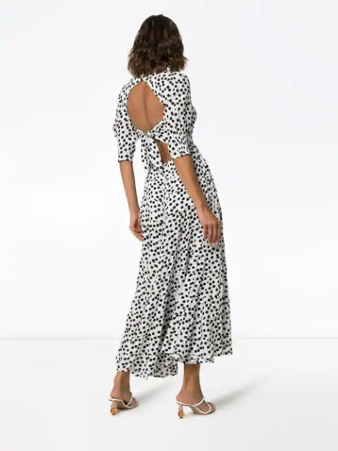 rixo polka dot dress