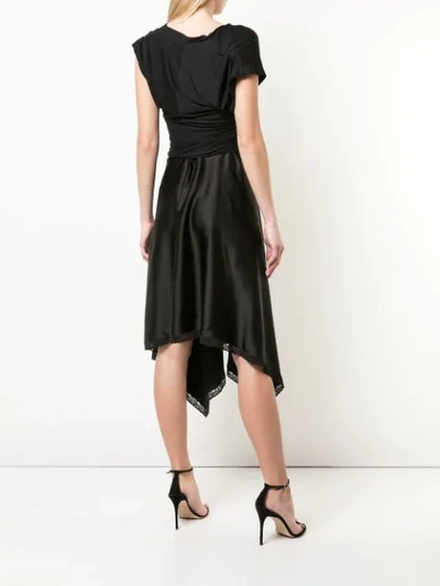 Shop Alexander Wang Midi Cocktail Dress In Black