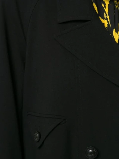 Pre-owned Chanel Belted Trench Coat In Black