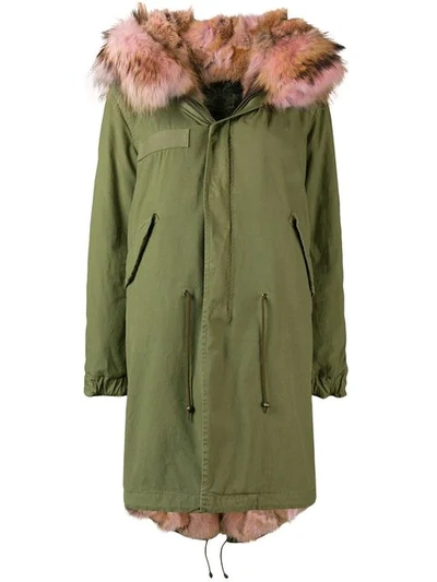 Shop Mr & Mrs Italy Hooded Parka In Green