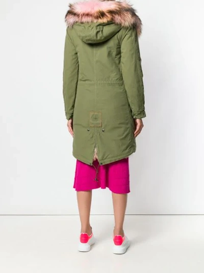 Shop Mr & Mrs Italy Hooded Parka In Green