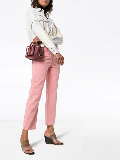 Shop Slvrlake London Straight-leg Jeans In Pink