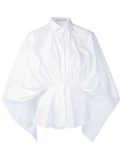 Shop Palmer Harding Palmer / Harding Gathered Shirt - White