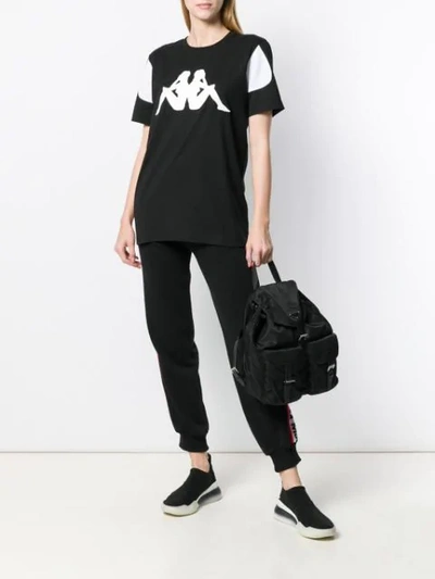 Shop Kappa Logo Print T In Black