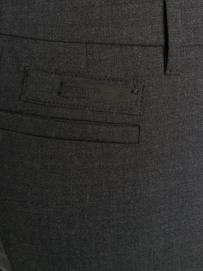 Prada Cropped Tailored Trousers In F0308 Antracite