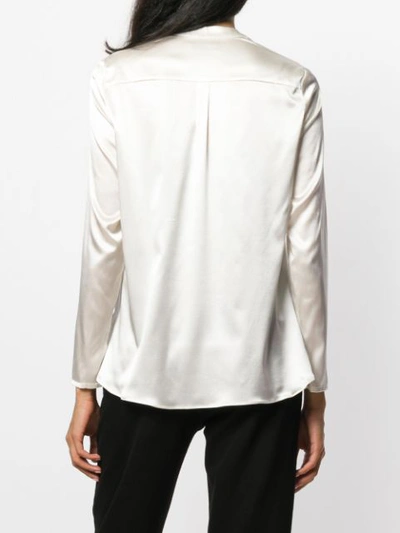 Shop Blanca Silk Blouse In White