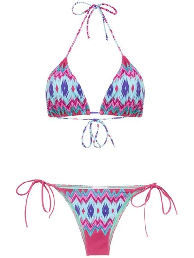 Shop Brigitte Etnico Bikini Set In Multicolour