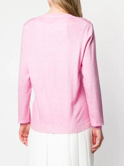 Shop Allude V In Pink