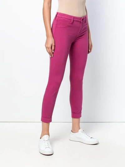 Shop J Brand Skinny Jeans In Pink