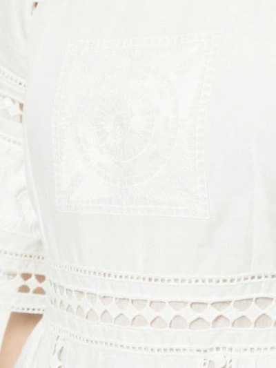 Shop Talitha Sarafina Lace Insert Dress In White