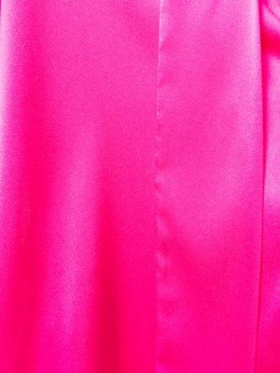 Shop Pinko Neck Tie Satin Top In Pink