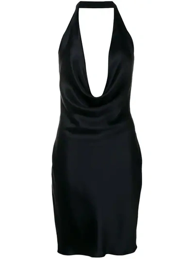 Shop Stella Mccartney Halter Mini Dress In Black