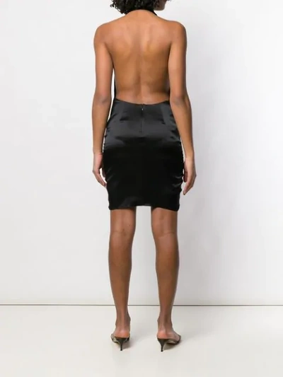 Shop Stella Mccartney Halter Mini Dress In Black