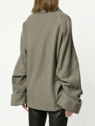 Shop Ann Demeulemeester Gregory Jacket - Grey