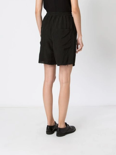 Shop Song For The Mute Loose Fit Drawstring Shorts - Black