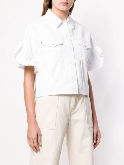 Shop Msgm Short In White