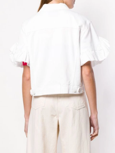 Shop Msgm Short In White