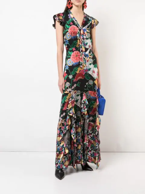 laurette airy maxi dress