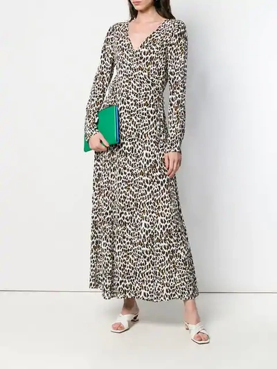 Shop Andamane Leopard Print Dress In Neutrals