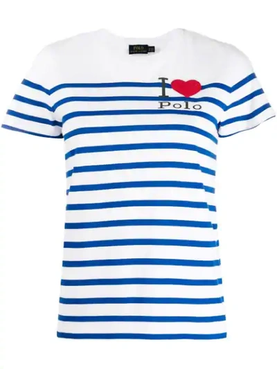 Shop Polo Ralph Lauren I Love Polo T In White