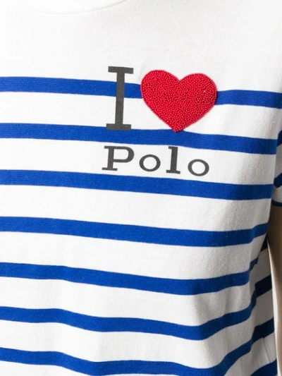 Shop Polo Ralph Lauren I Love Polo T In White