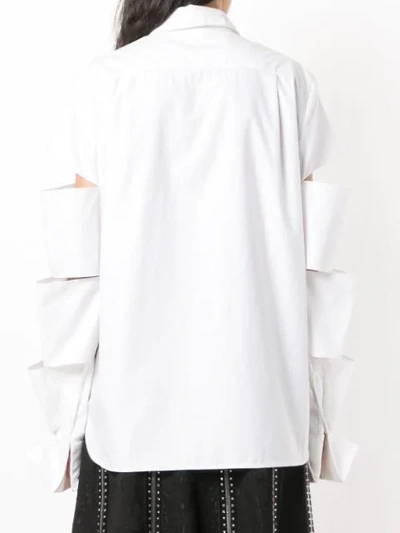 Shop Christopher Kane Slash Shirt - White