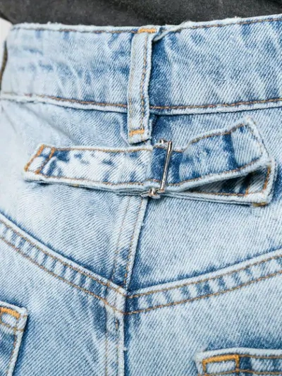 Shop Iro High Waisted Cropped Jeans In Blu10 Light Denim