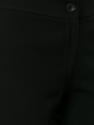 Shop Strateas Carlucci Ruffled Trousers In Black