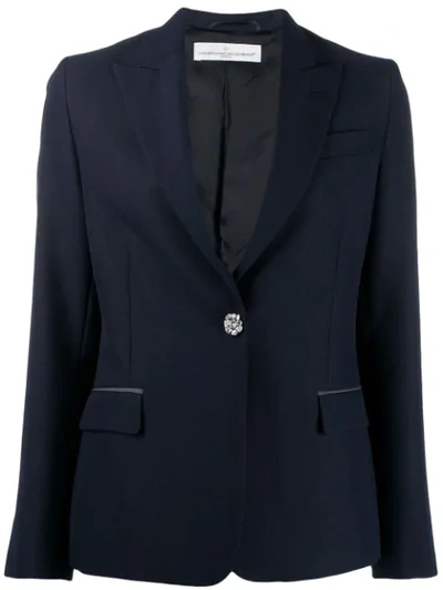 Shop Golden Goose Slim-fit Blazer In Blue