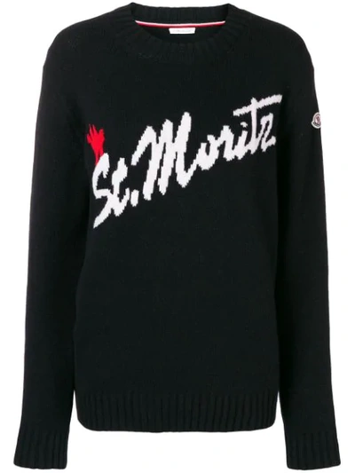 Shop Moncler St.mortiz Sweater In 999 Black