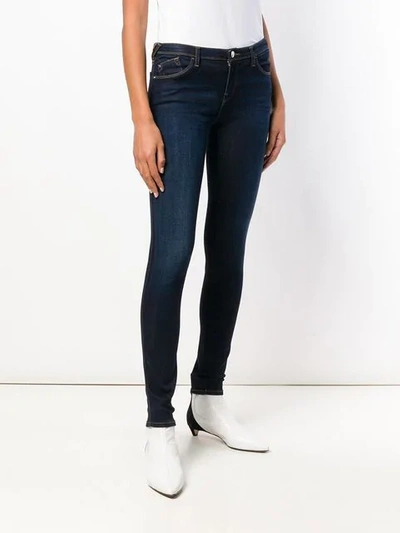 Shop Emporio Armani Skinny Jeans In Blue