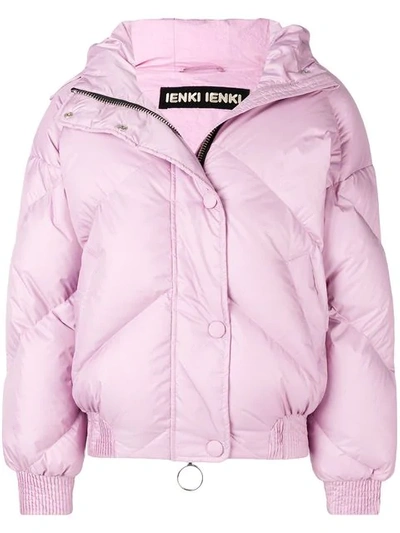 Shop Ienki Ienki Short Puffer Jacket In Pink