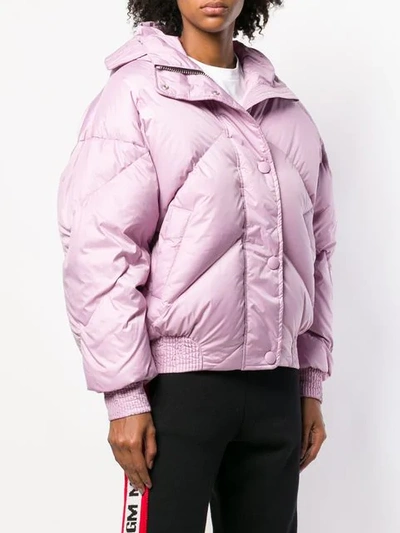 Shop Ienki Ienki Short Puffer Jacket In Pink