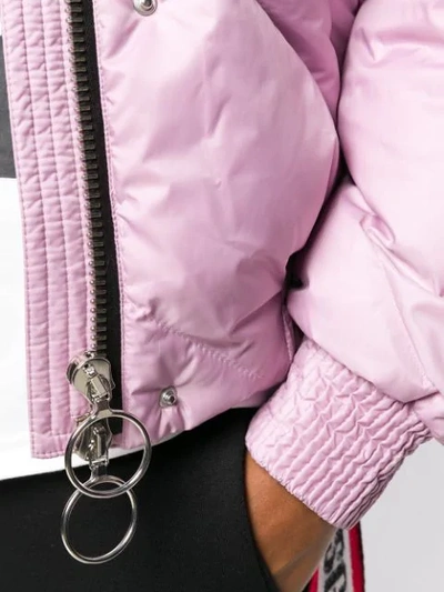 Shop Ienki Ienki Short Puffer Jacket In Pink