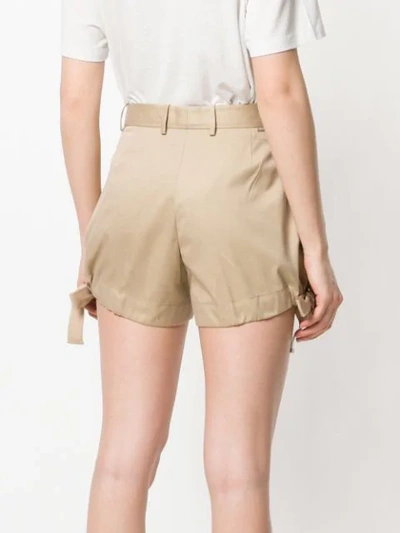 side bow shorts