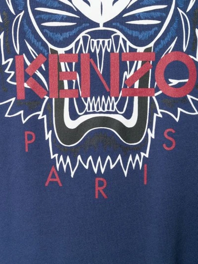 Shop Kenzo Tiger T-shirt - Farfetch In Blue