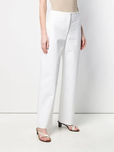 Shop The Row Straight-leg Trousers In White