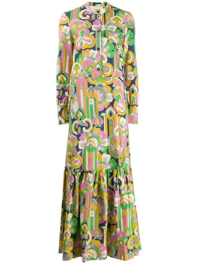 Shop La Doublej Maxi Shirt Dress In Pink