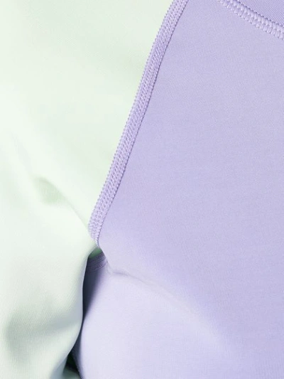MARC JACOBS LONG SLEEVE JERSEY DRESS - 紫色