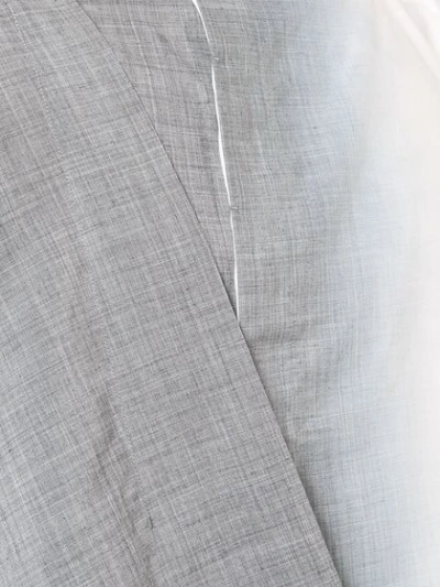 Shop 132 5. Issey Miyake Gradient Asymmetric Top - Grey