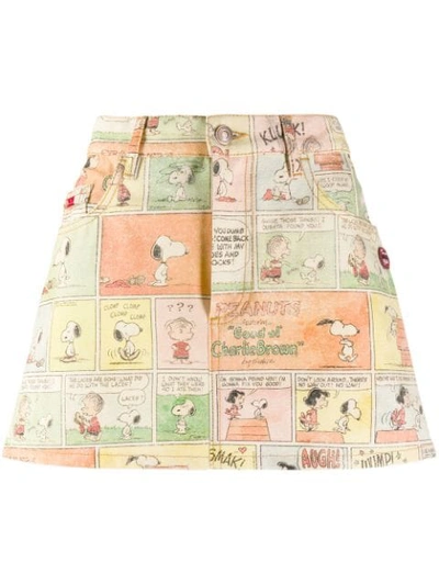 Shop Marc Jacobs Peanuts Skirt In Yellow
