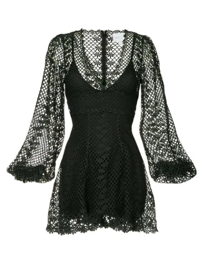 Shop Alice Mccall Dark Lady Dress In Black